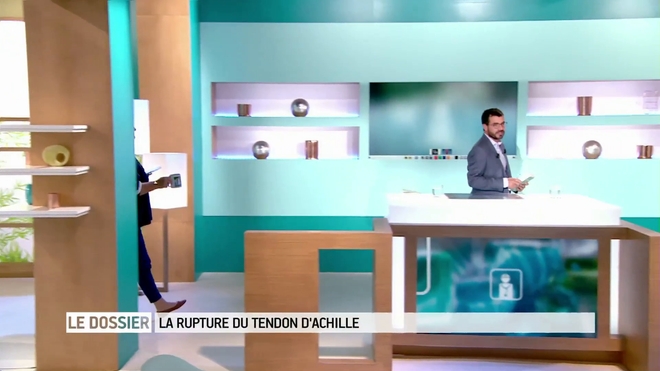 Marina Carrère d'Encausse et Benoît Thevenet expliquent la rupture du tendon d'Achille