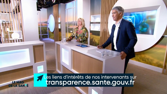 Marina Carrère d’Encausse et Régis Boxelé expliquent la drépanocytose.