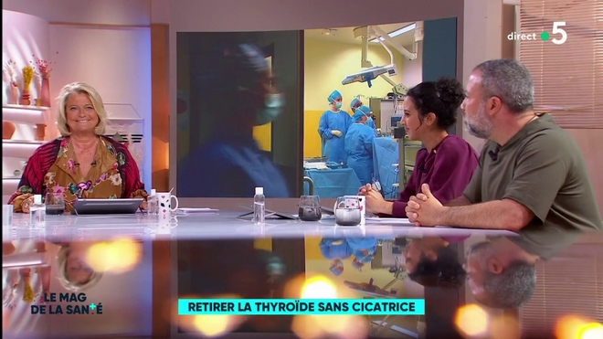 Retirer la thyroïde sans cicatrice