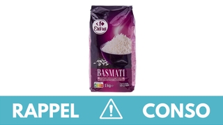Rappel produit : Riz basmati Carrefour